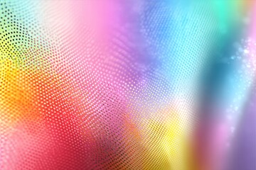 Sticker - a colorful background with white snowflakes
