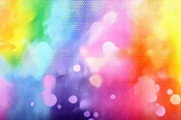 Sticker - a colorful background with white snowflakes