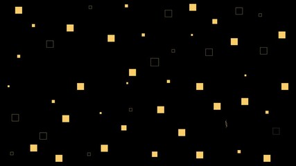 Digital screen background overlay with yellow pixels, Abstract background, Pix-elated Background, Digital, yellow Squares, Loop Motion Animation, loop-able Background, wallpaper, graphic, flipping