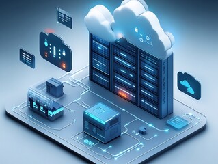 Poster - Cloud Computing and Server Infrastructure.