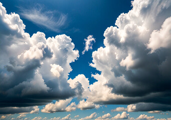 Wall Mural - a blue sky is feelings of freedom, clarity, and calmness.
