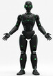 © Ludmila - Humanoid robot posing on white