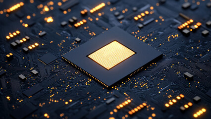 digital electronic chip components background, network 25