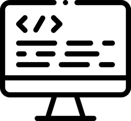 coding illustration on a white background     