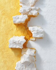 Aufkleber - Deconstructed Resilience Minimalist Architectural Texture Revealing Structural Metamorphosis in Contemporary Design Narrative