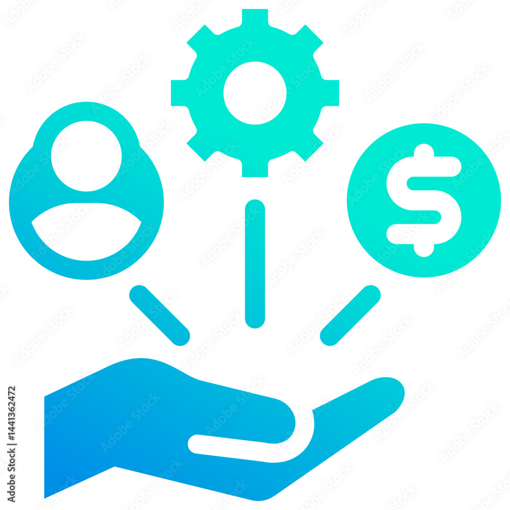 Resource Allocation Icon