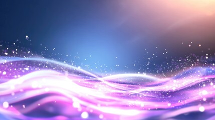 Wall Mural - abstract design with soft light, vibrant colors, and flowing textures
