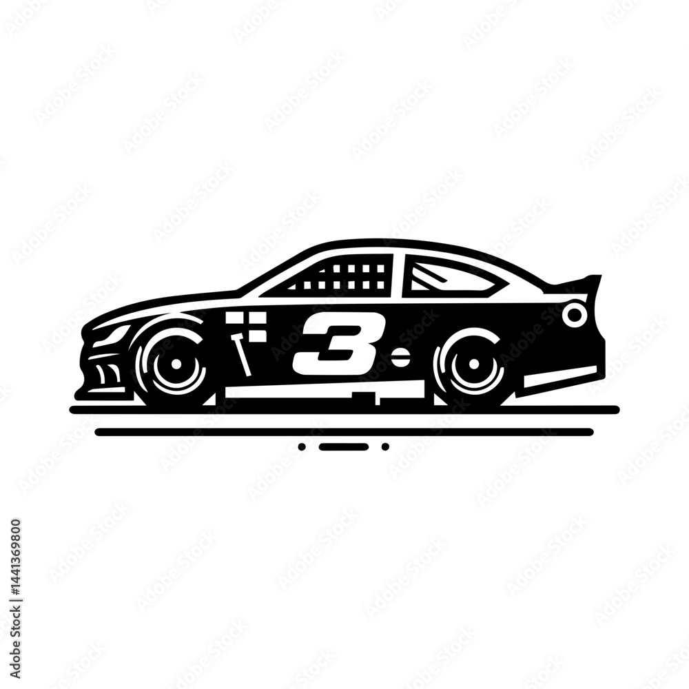 Stock car racing competition icon with transparent background Stock ...
