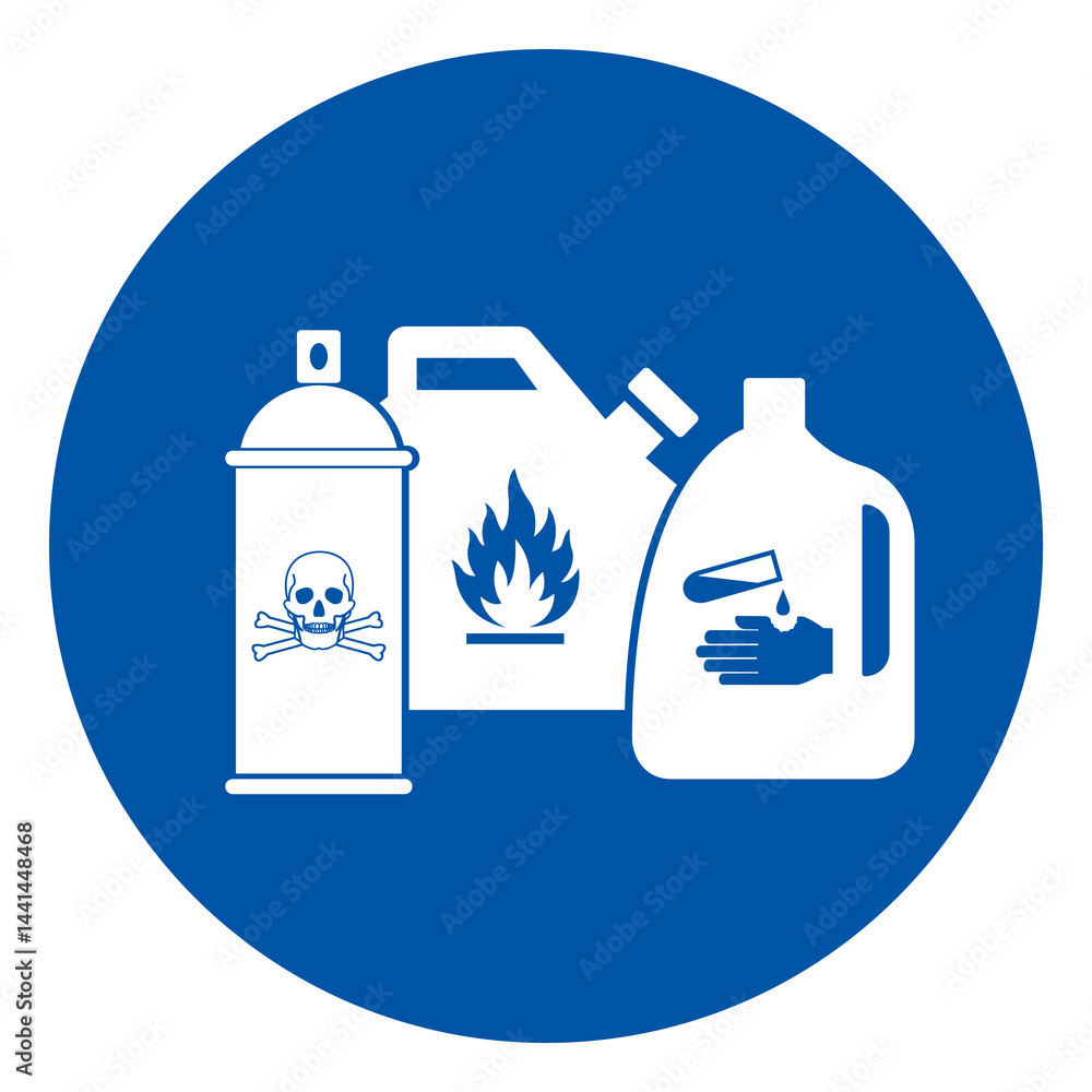 Transitional Sample Storage Sign Chemical Storage Area Symbol Sign, Vector Illustration, Isolate On ...