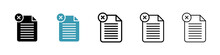 Cancel file icon vector simple design