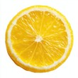 © Eibrahim Imagery - A slice of lemon fruit isolated on white background