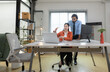 © Wosunan - Two young entrepreneurs are on a mission to generate ideas and establish a business project