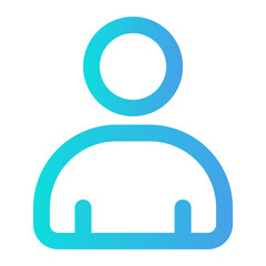 Wall Mural - A simple representation of a user profile for web or app design.
