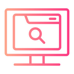 computer gradient icon