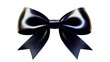 © Maestro - Shiny dark bow on black, cut out transparent