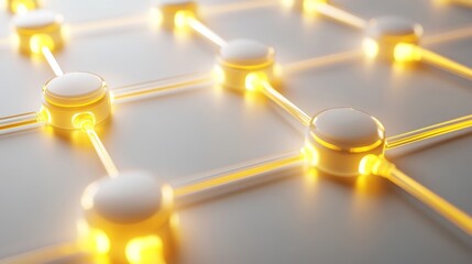 innovative technology network connection digital environment abstract visuals futuristic design clos