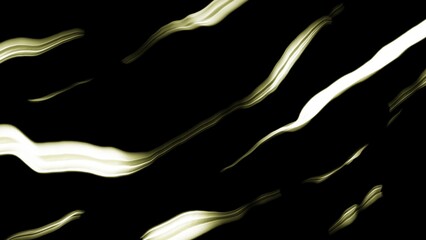 Wall Mural - ethereal glowing ribbons dance across void
