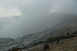 © InfoSoul - Volcanic eruption exploration ijen crater nature documentary foggy environment aerial view geological phenomena