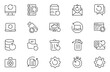© Iconfly - Recovery line icons set. Linear icon collection. Editable stroke. Vector illustration