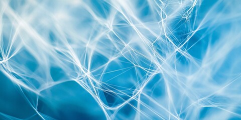 Aufkleber - Abstract blue and white network texture. (1)