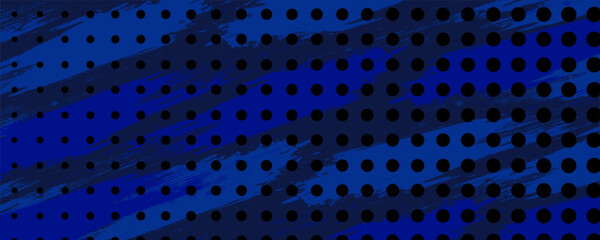 Wall Mural - Blue sport background with white lightning bolts and arrows. Suitable for sportsrelated designs, posters, and marketing materials for active lifestyle brands. modern