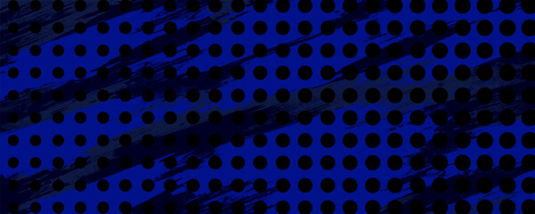 Wall Mural - Blue sport background with white lightning bolts and arrows. Suitable for sportsrelated designs, posters, and marketing materials for active lifestyle brands. modern