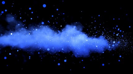 Wall Mural - Abstract Blue Nebula