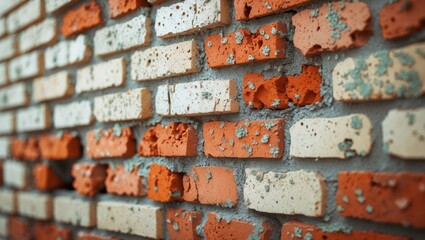 Aufkleber - Aged masonry of a dwelling.