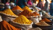 ©  AugmentArt - Colorful seasonings at regional market