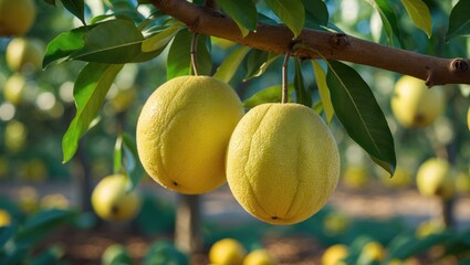 Poster - Pomelo is a traditional food believed to bring good fortune.