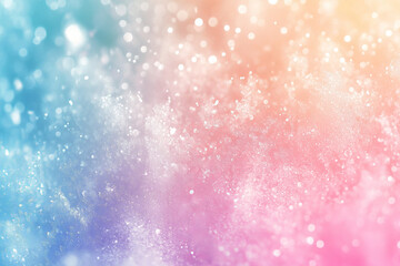 Wall Mural - beautiful abstract background featuring blend of pastel colors, including blue, pink, and orange, wi
