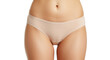© Alexander - Isolated Female Torso Wearing Beige Panties