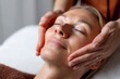 © Антон Сальников - A grown woman receives a facial treatment in a salon setting