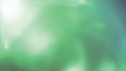 Poster - soft, green abstract background with gentle glow creates calming atmosphere