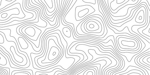 Aufkleber - Abstract Topographic background. Geographic line map. Wavy pattern design. Paper texture imitation of a geographical map shades. Vector illustration.	
