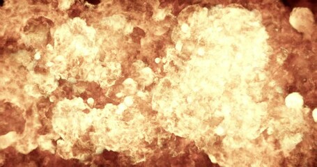 Wall Mural - fire explosion towards to camera in slow motion on black background. visual effects element.