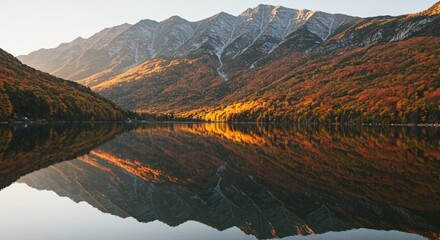  Windswept summit with saffron and scarlet foliage