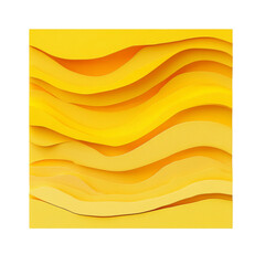 Wall Mural - layered golden abstract with flowing curves, dynamic and optimistic composition with undulating elem