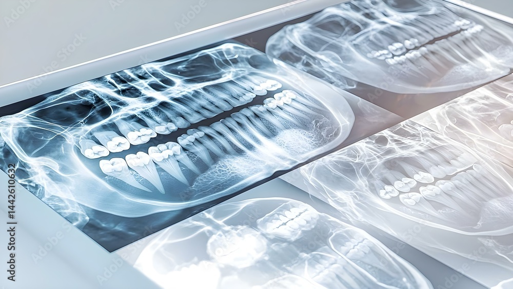 Teeth Roots X Ray Dental x-rays showing various views of teeth, roots, and jaw structure ...