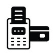 © CreativeStudio - Check this modern glyph icon of pos payment system