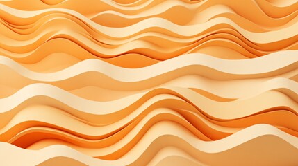 Wall Mural - fluid abstract design with pastel wave patterns and gradient backdrop made with generative ai techno
