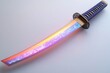 © Milaballe - Futuristic glow sword: neon blade with vibrant colors and intricate design