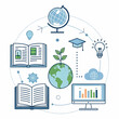 © Amina - Global Education Growth Illustration