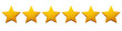 © Analogue - Five Star Rating Element for User Interface Design and Review Systems