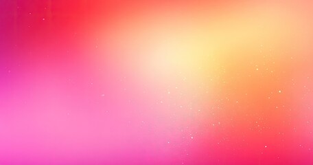 Wall Mural - Vivid Gradient Background Texture with Pink, Orange, Yellow Hues and Sparkle Accents