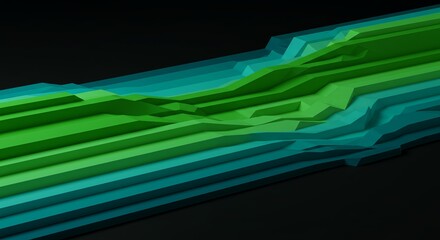 Poster - A series of green