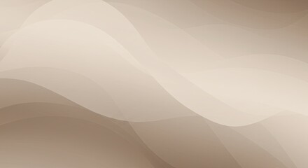 Poster - A light brown background with a wave pattern
