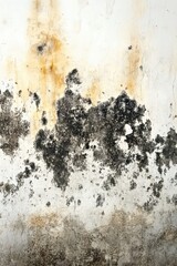 Aufkleber - Grungy Background Depicting a Distressed and Damaged Wall with Stains and Patches for Artistic and Dramatic Effects