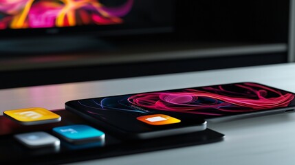 Smartphone Display, Modern Interface