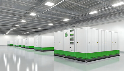 Modern industrial equipment array